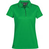 Stormtech Women's Kelly Green/Black Inertia Sport Polo