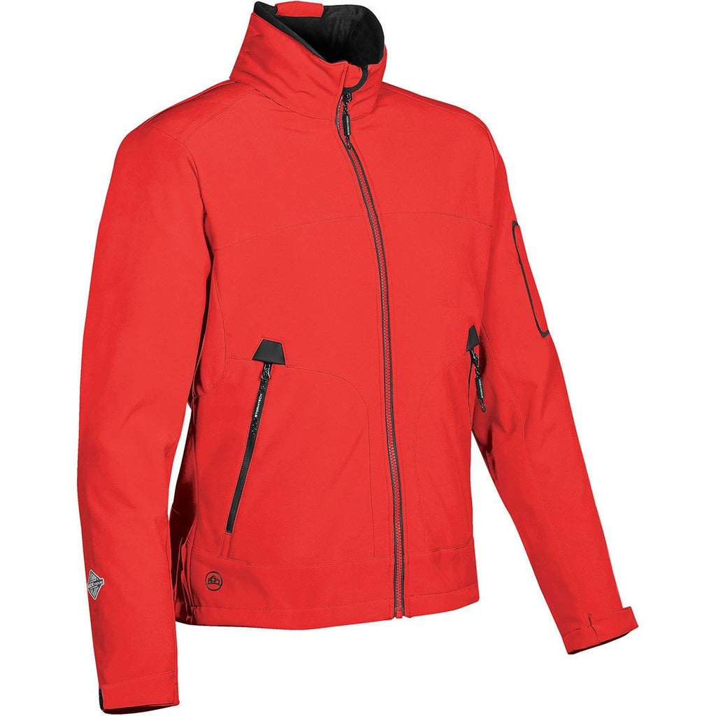 Stormtech Men's True Red/Black Cruise Softshell