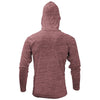 BAW Men's Heather Maroon Xtreme-Tek Long Sleeve Hood