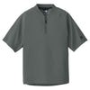 New Era Youth Graphite Cage Short Sleeve 1/4 Zip Jacket