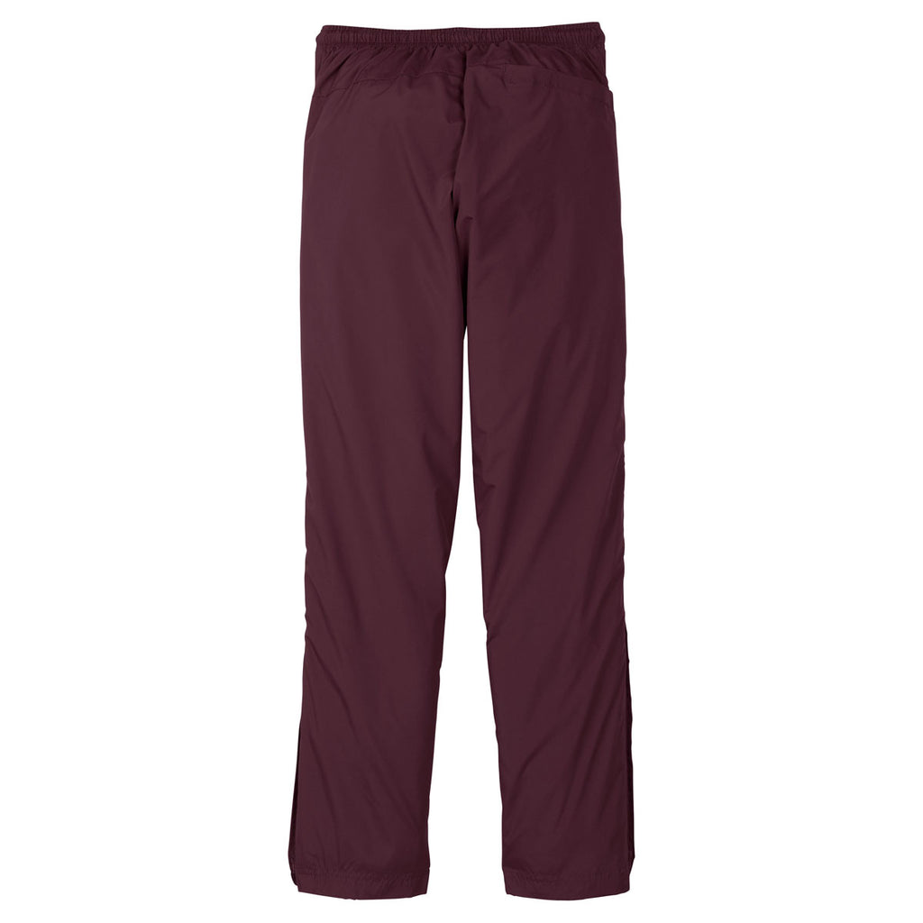 Sport-Tek Youth Maroon Wind Pant