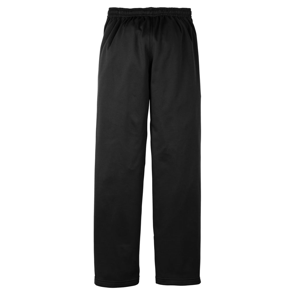 Sport-Tek Youth Black Sport-Wick Fleece Pant