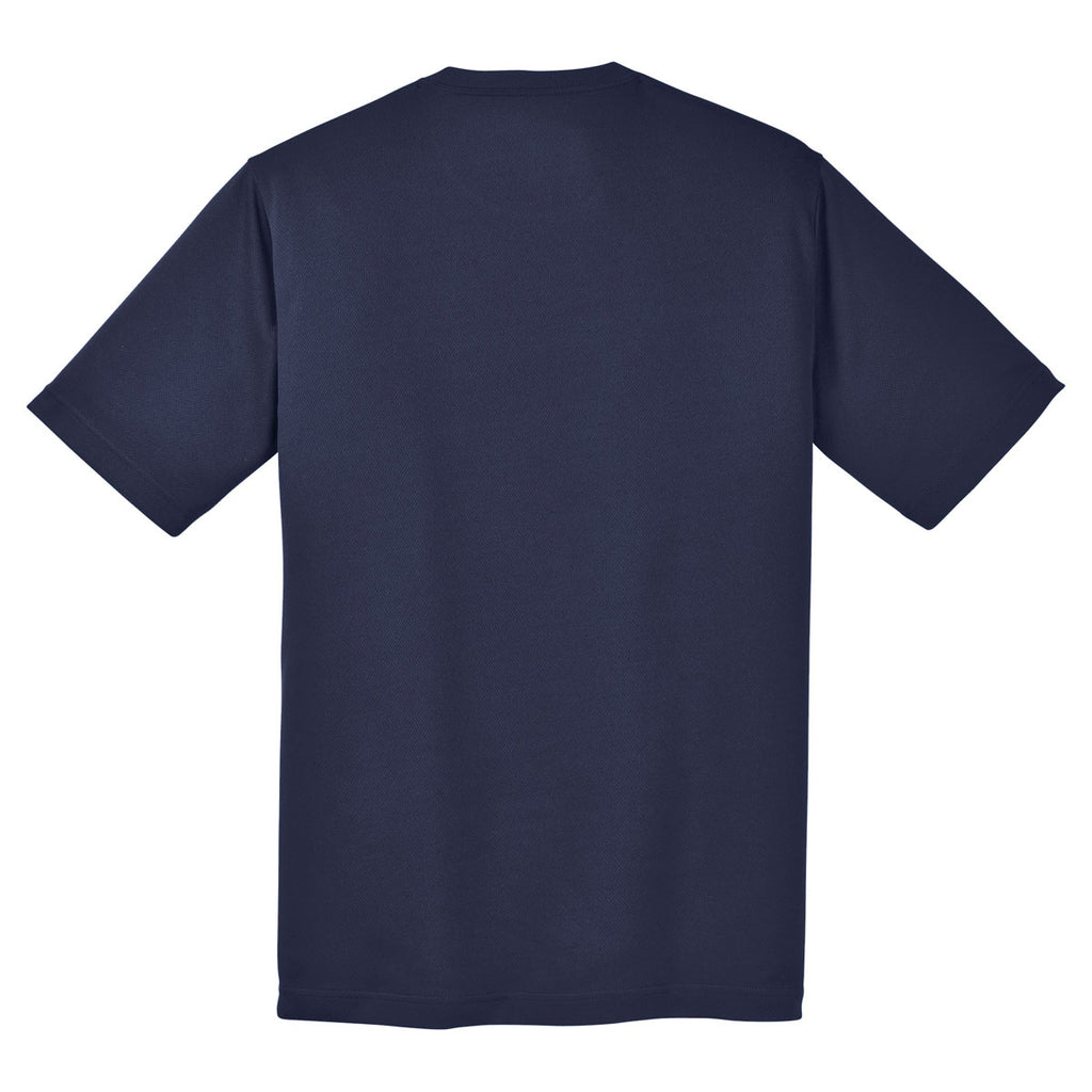 Sport-Tek Youth True Navy PosiCharge RacerMesh Tee