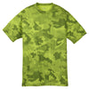 Sport-Tek Youth Lime Shock CamoHex Tee