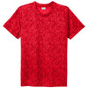 Sport-Tek Youth True Red PosiCharge Digi Camo Short Sleeve Tee