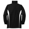 Sport-Tek Youth Black/White Colorblock Raglan Jacket