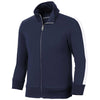 Sport-Tek Youth True Navy/White Tricot Track Jacket