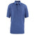 Zusa Men's Vivid Blue/Navy Heather Stripe Polo