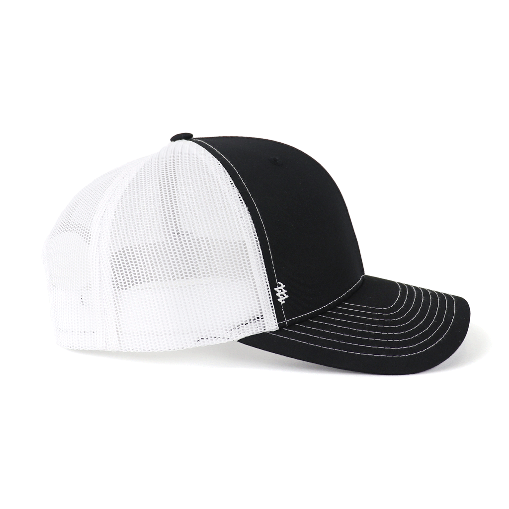 48-Hour Zusa Black/White Open Road Trucker Cap