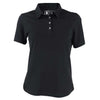 Zusa Women's Black Everyday Pique Polo