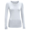 Expert Women's White Long Sleeve Crew Base Layer