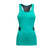 Expert Women's Bright Teal Mesh Panel Racerback